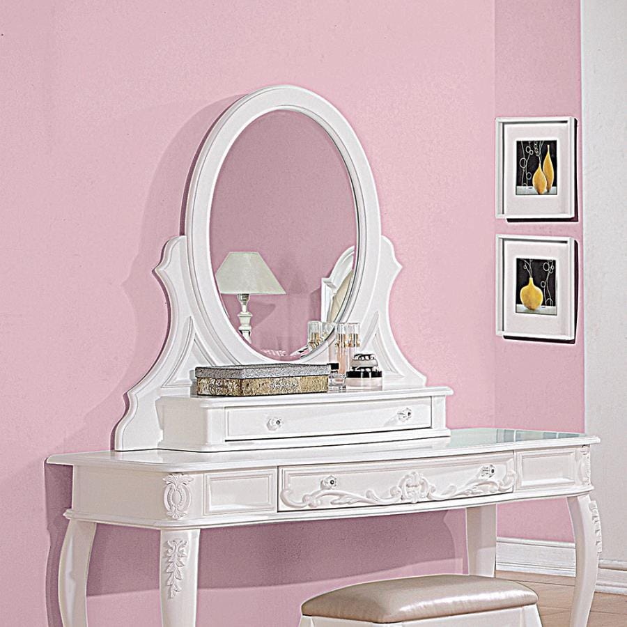 Caroline Vanity Mirror White