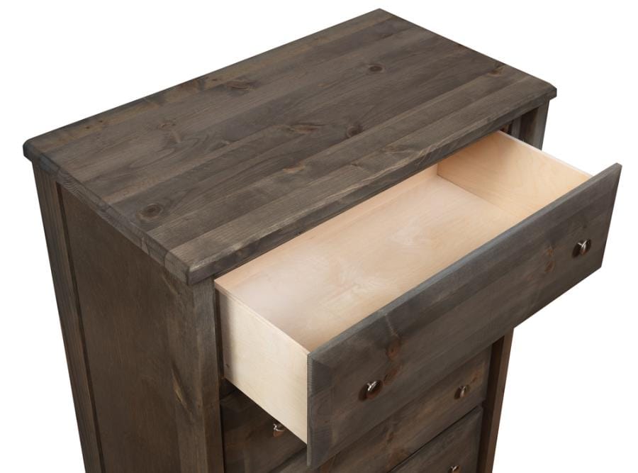 Wrangle Hill 4-drawer Chest Gun Smoke