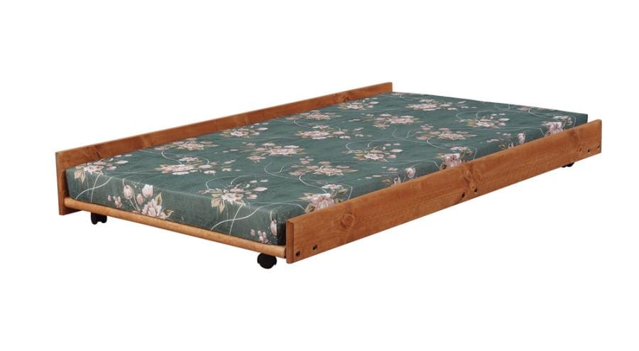 Wrangle Hill Trundle with Bunkie Mattress Amber Wash