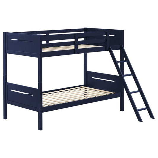 Littleton Twin/Twin Bunk Bed Blue