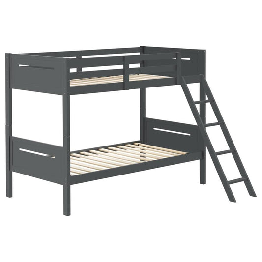 Littleton Twin/Twin Bunk Bed Grey