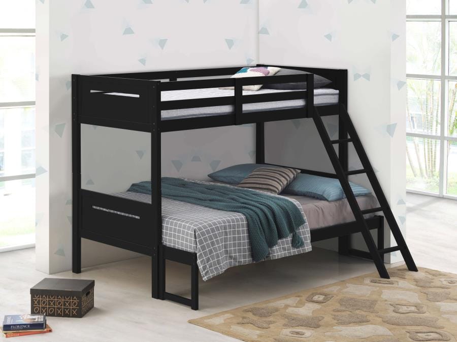 Littleton Littleton Twin/Full Bunk Bed Black