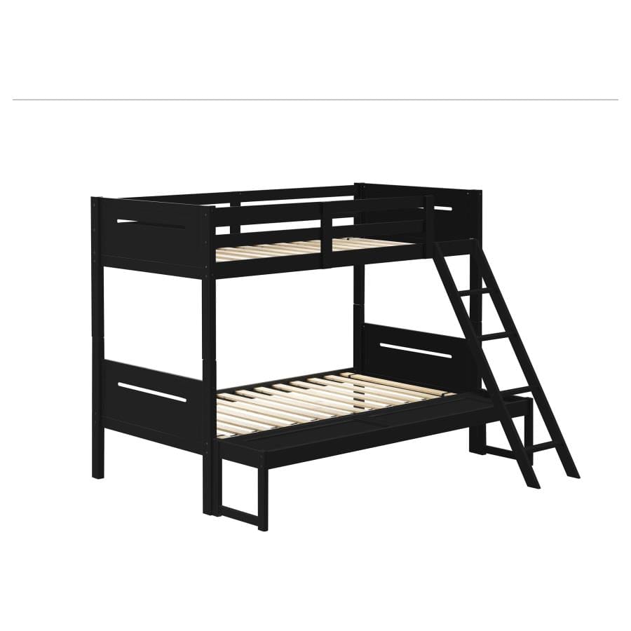 Littleton Littleton Twin/Full Bunk Bed Black