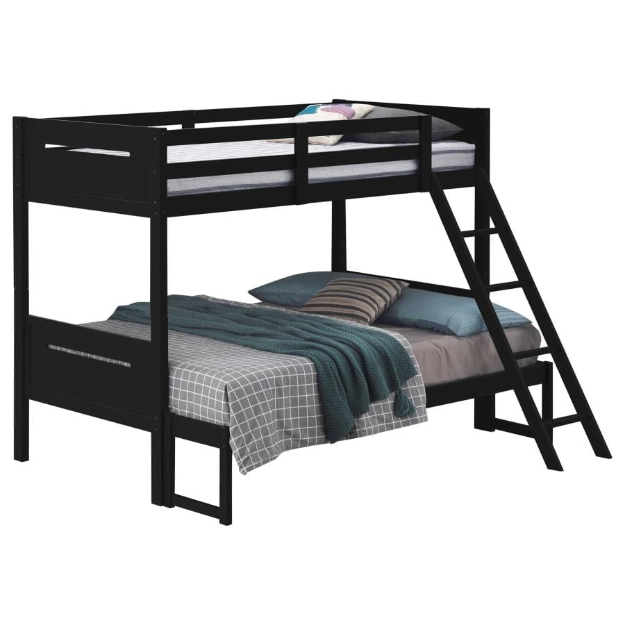 Littleton Littleton Twin/Full Bunk Bed Black