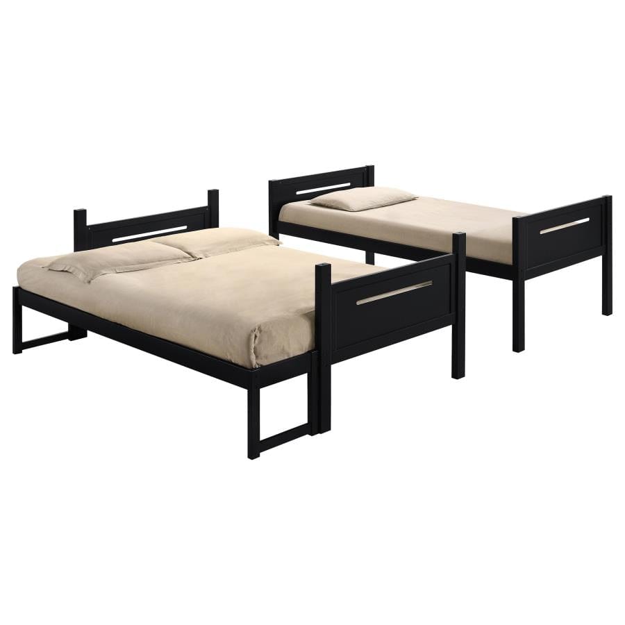 Littleton Littleton Twin/Full Bunk Bed Black