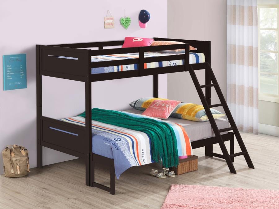 Littleton Littleton Twin/Full Bunk Bed Espresso