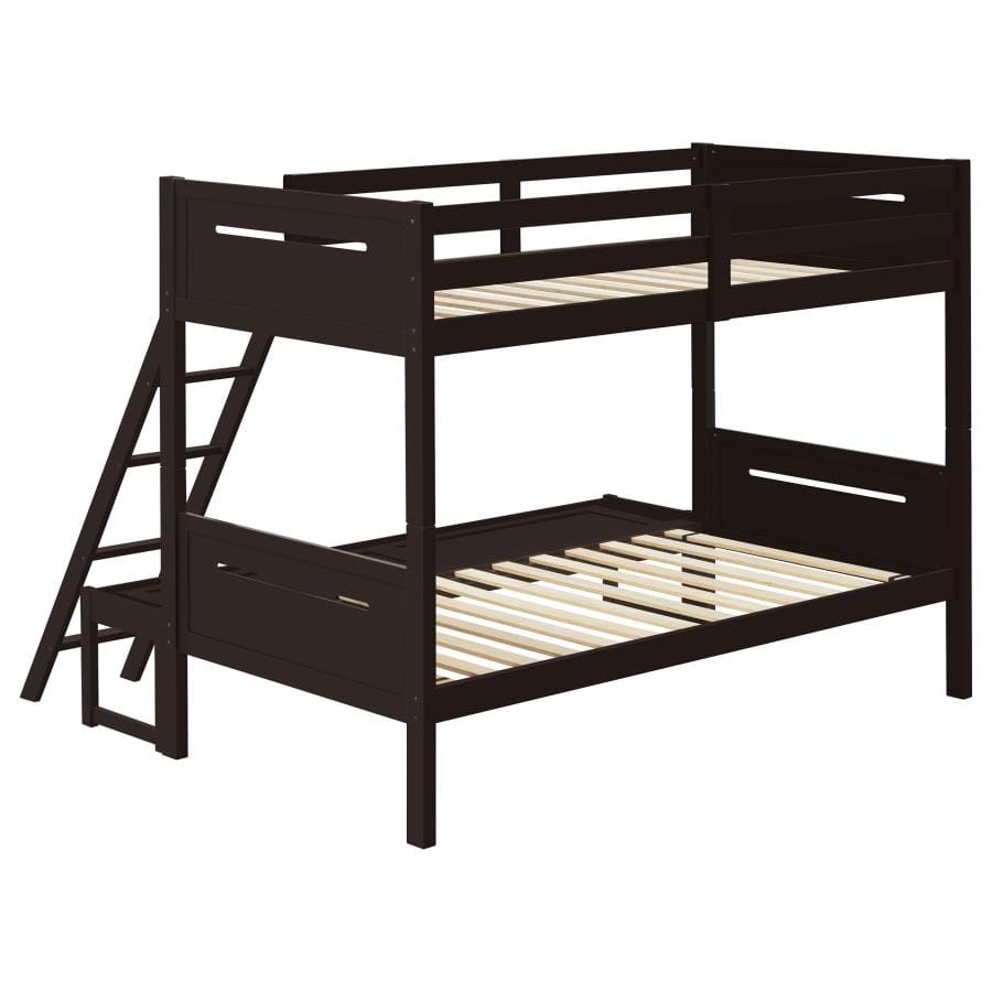 Littleton Littleton Twin/Full Bunk Bed Espresso