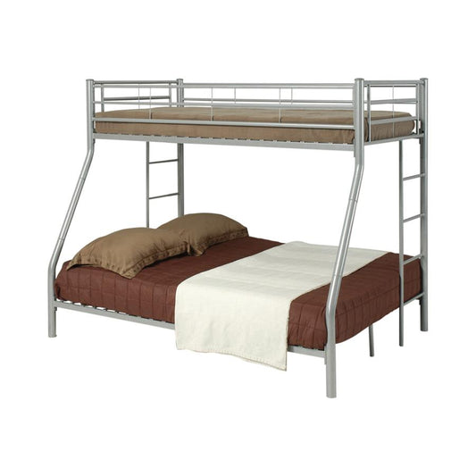 Hayward Twin over Full Bunk Bed Silver