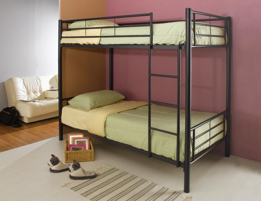 Hayward Twin over Twin Bunk Bed Black