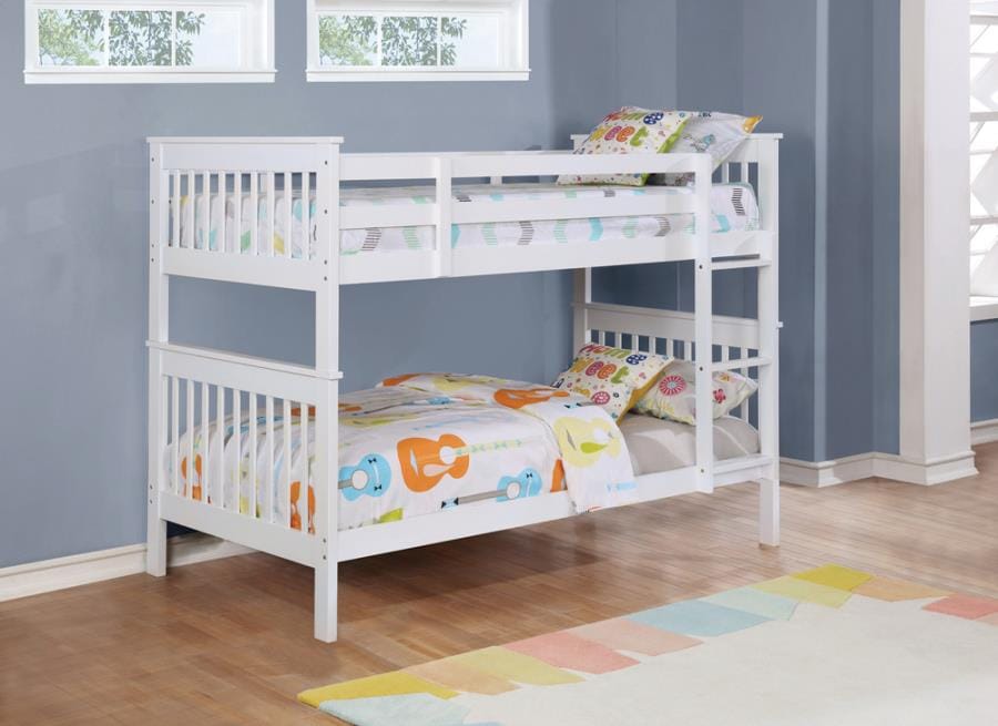 Chapman Twin over Twin Bunk Bed White