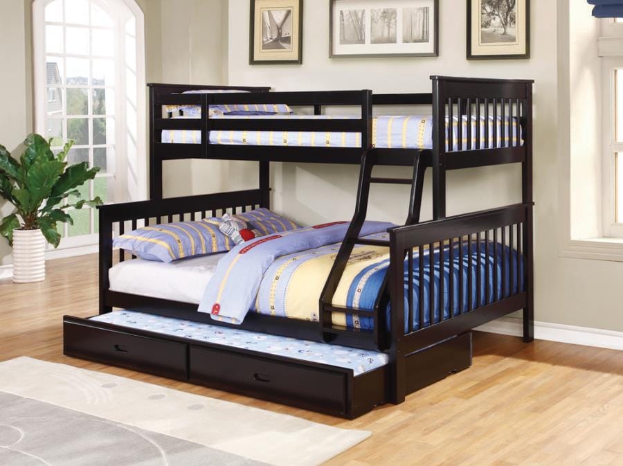 Chapman Twin over Full Bunk Bed Black