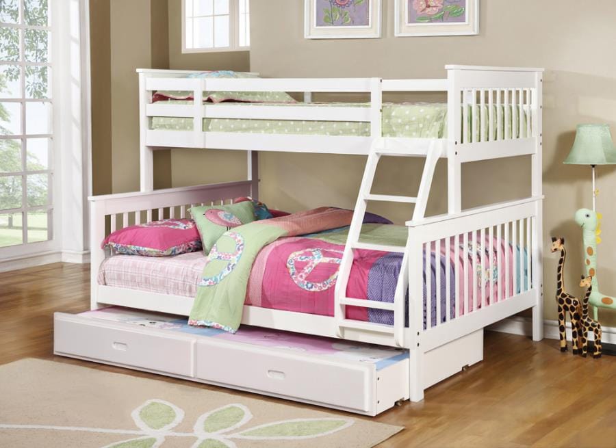 Chapman Twin over Full Bunk Bed White