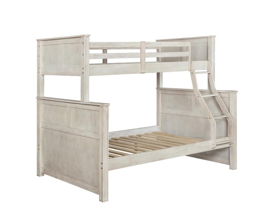 Montrose Twin/Full Bunk Bed Antique White