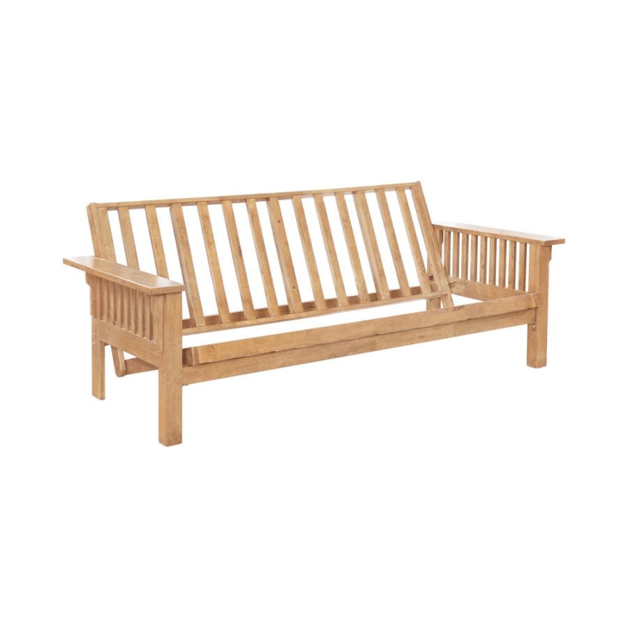 Fieldcrest Slat Futon Frame Weathered Oak