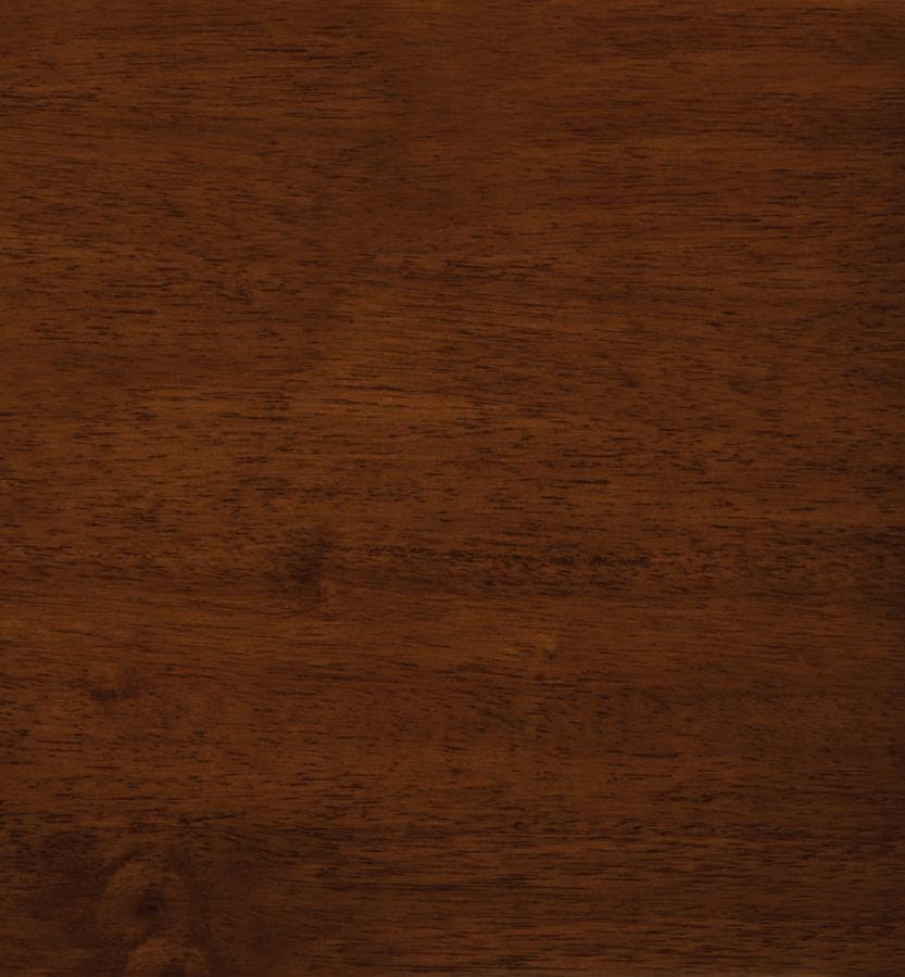 Flared Arm Bench Grey and Brown