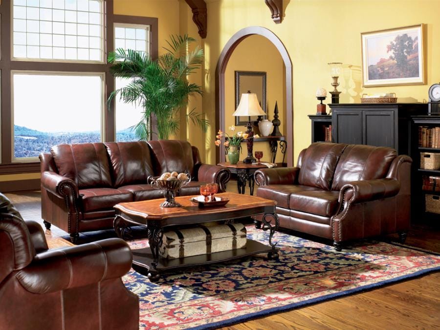 Princeton Rolled Arm Push Back Recliner Burgundy