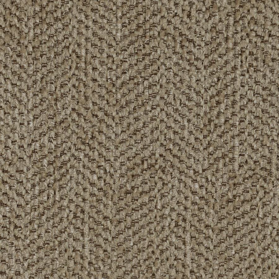 Fairhaven Rolled Arm Sectional Brown Herringbone