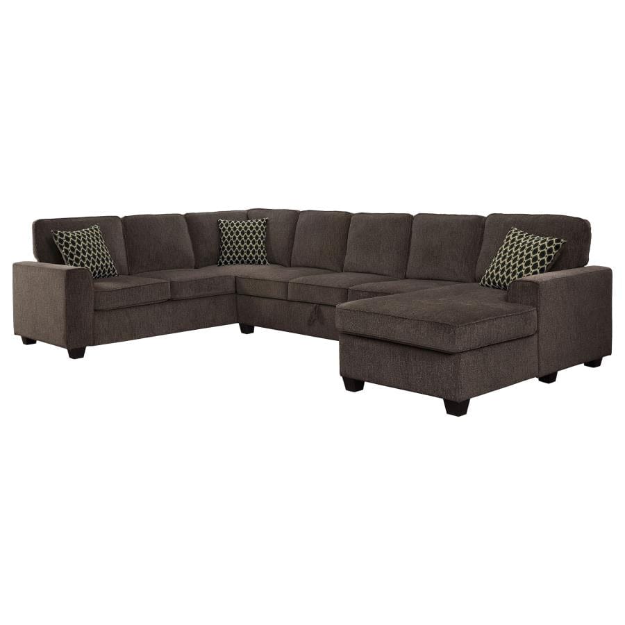 Provence Storage Sectional Brown