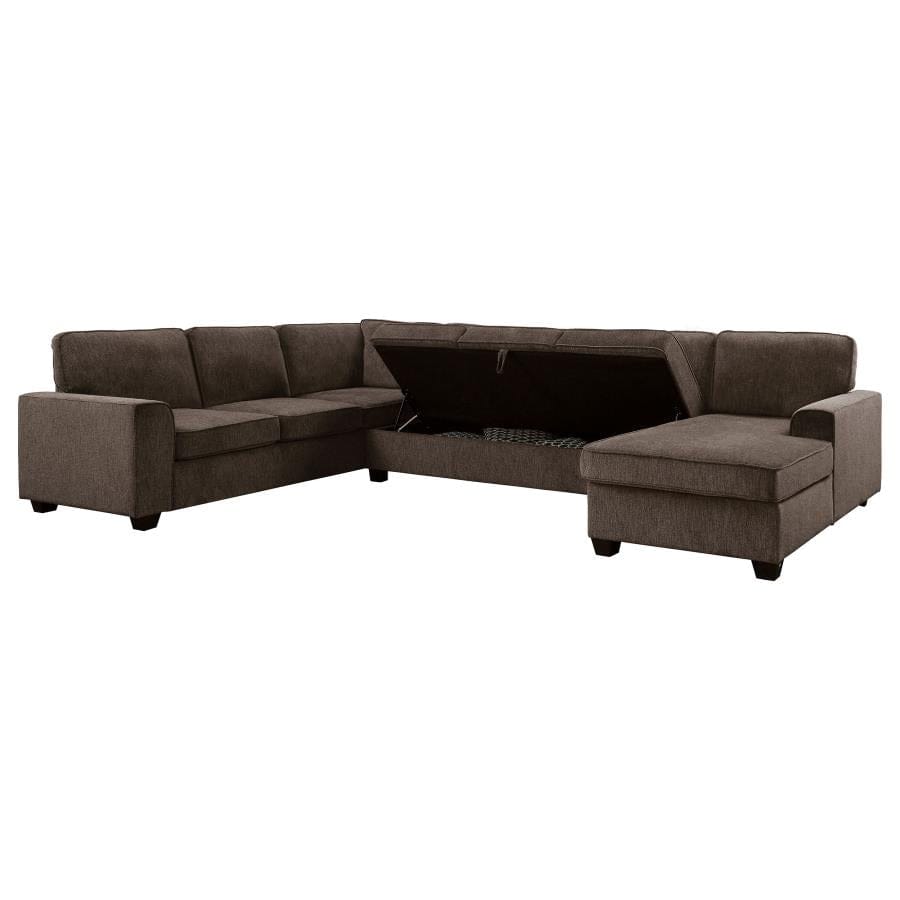 Provence Storage Sectional Brown