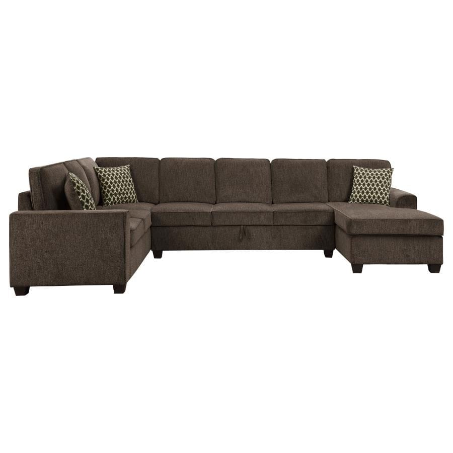 Provence Storage Sectional Brown