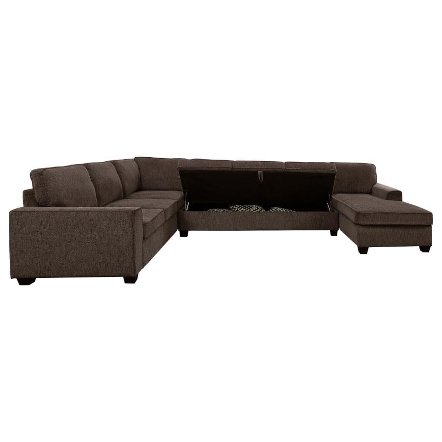 Provence Storage Sectional Brown