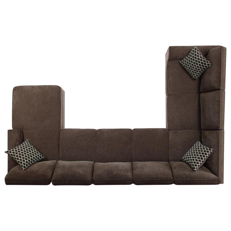 Provence Storage Sectional Brown