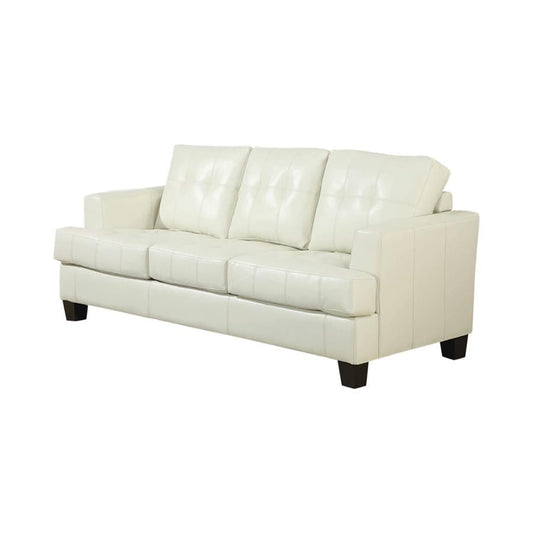 Samuel Upholstered Sleeper Sofa Cream