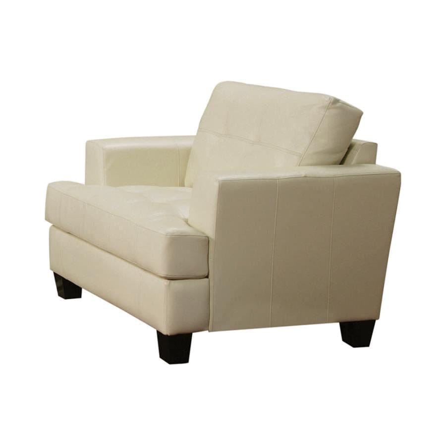 Samuel Cushion Back Chair Cream