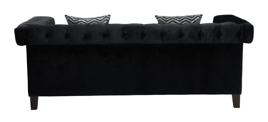 Reventlow Tufted Sofa Black