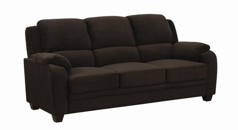 Northend Upholstered Sofa Chocolate