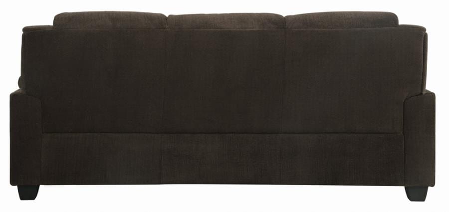 Northend Upholstered Sofa Chocolate