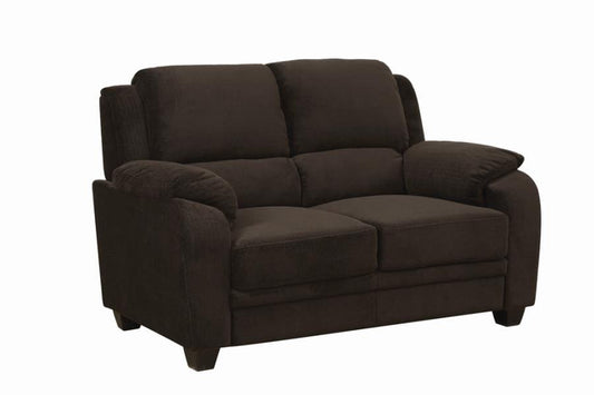 Northend Upholstered Loveseat Chocolate