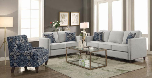 Coltrane Upholstered Living Room Set Putty