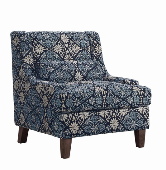 Coltrane Sloped Arm Upholstered Chair Indigo