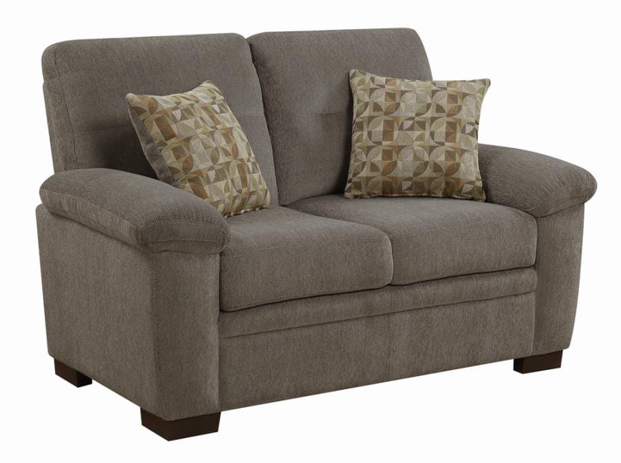 Fairbairn Upholstered Loveseat Oatmeal