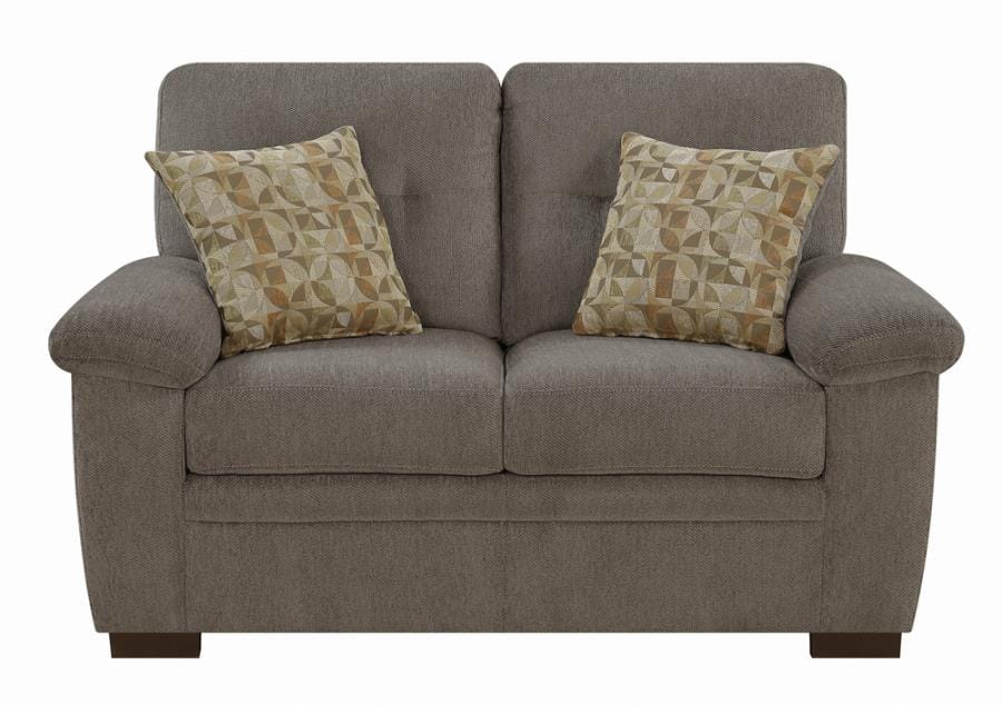 Fairbairn Upholstered Loveseat Oatmeal