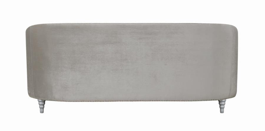 Avonlea Sloped Arm Tufted Sofa Grey