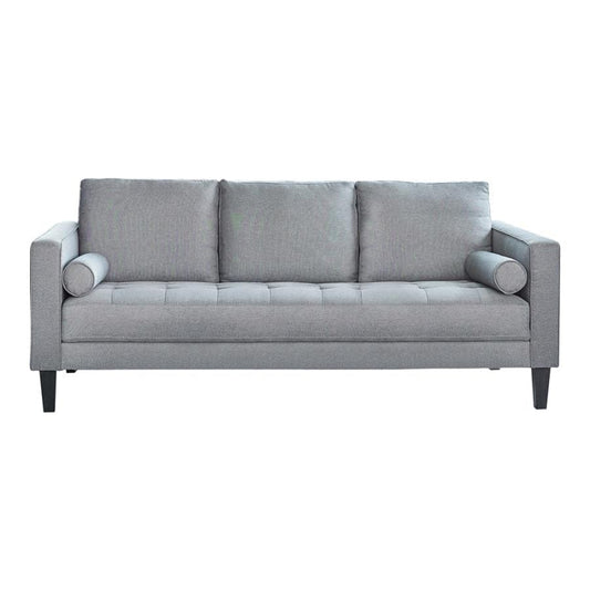 Lennox Track Arm Upholstered Sofa Charcoal