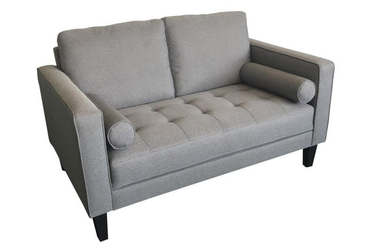 Lennox Track Arm Upholstered Loveseat Charcoal