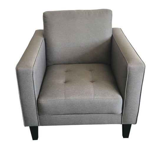 Lennox Track Arm Upholstered Chair Charcoal