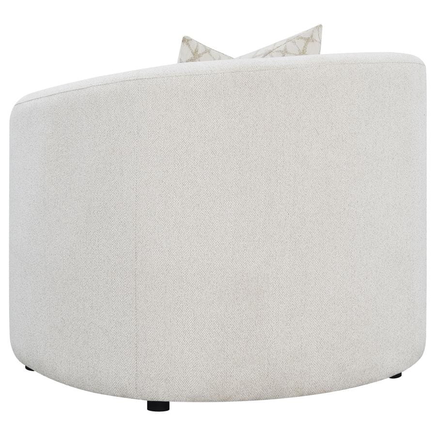 Rainn Upholstered Tight Back Chair Latte