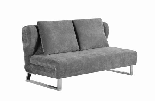 Vera Upholstered Sofa Bed Grey