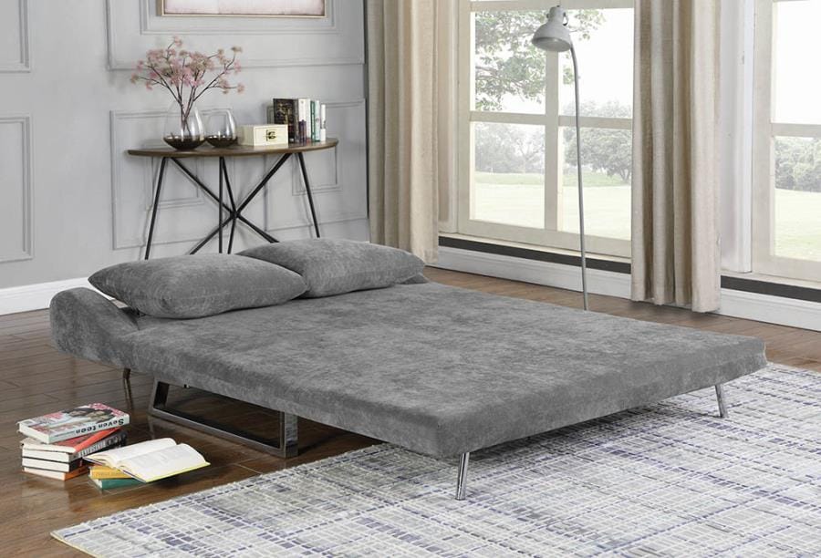 Vera Upholstered Sofa Bed Grey