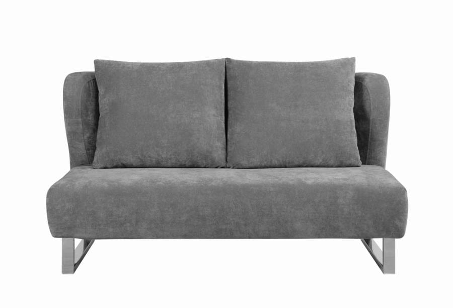 Vera Upholstered Sofa Bed Grey