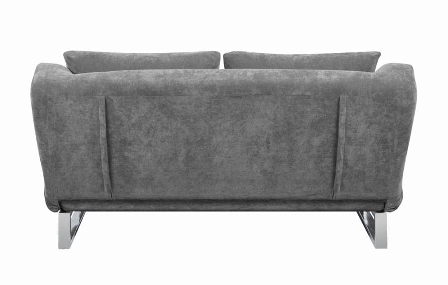 Vera Upholstered Sofa Bed Grey