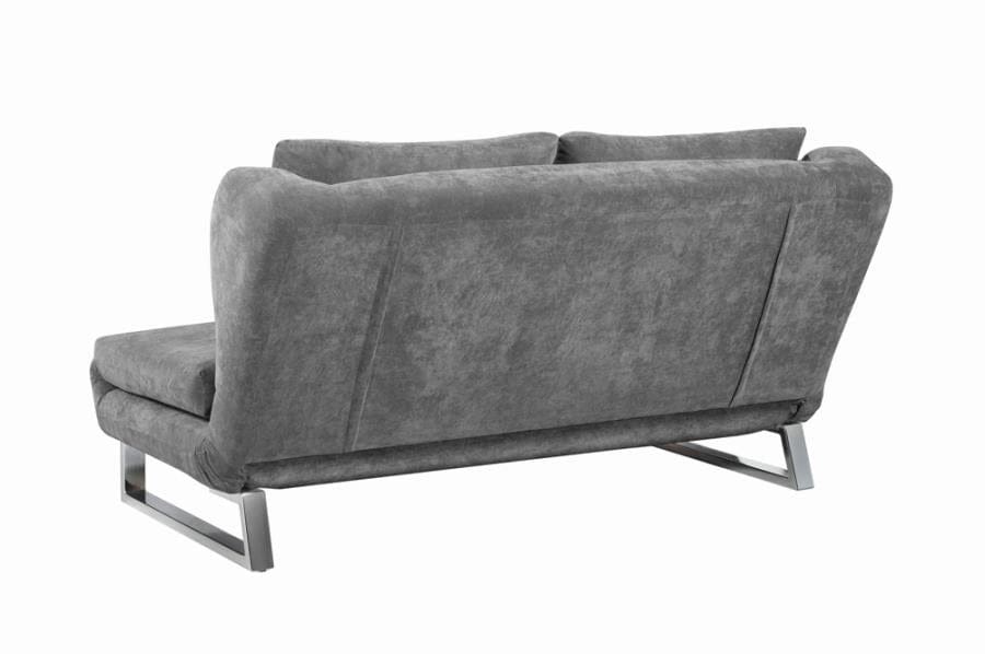 Vera Upholstered Sofa Bed Grey