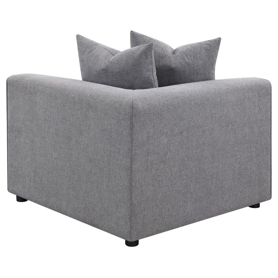 Jennifer Tight Seat Corner Chair Grey