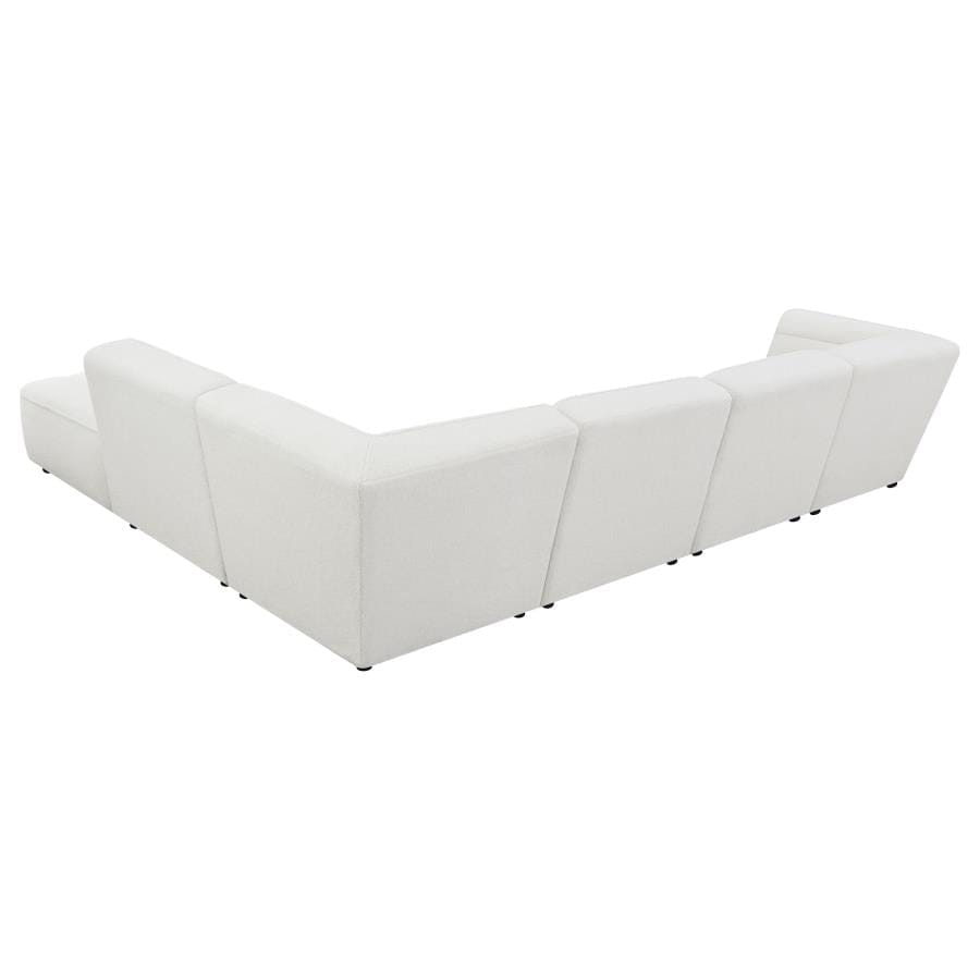 Sunny 6-piece Upholstered Sectional Natural