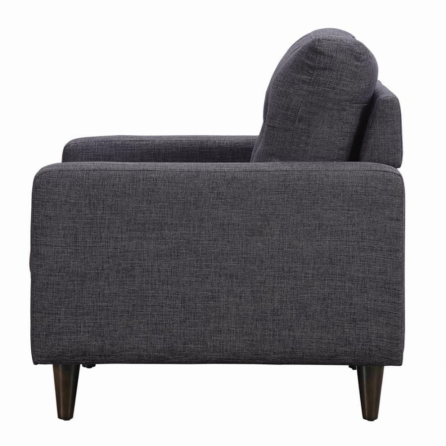 Watsonville Tufted Back Chair Grey