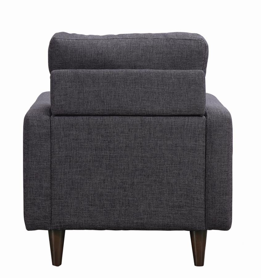 Watsonville Tufted Back Chair Grey